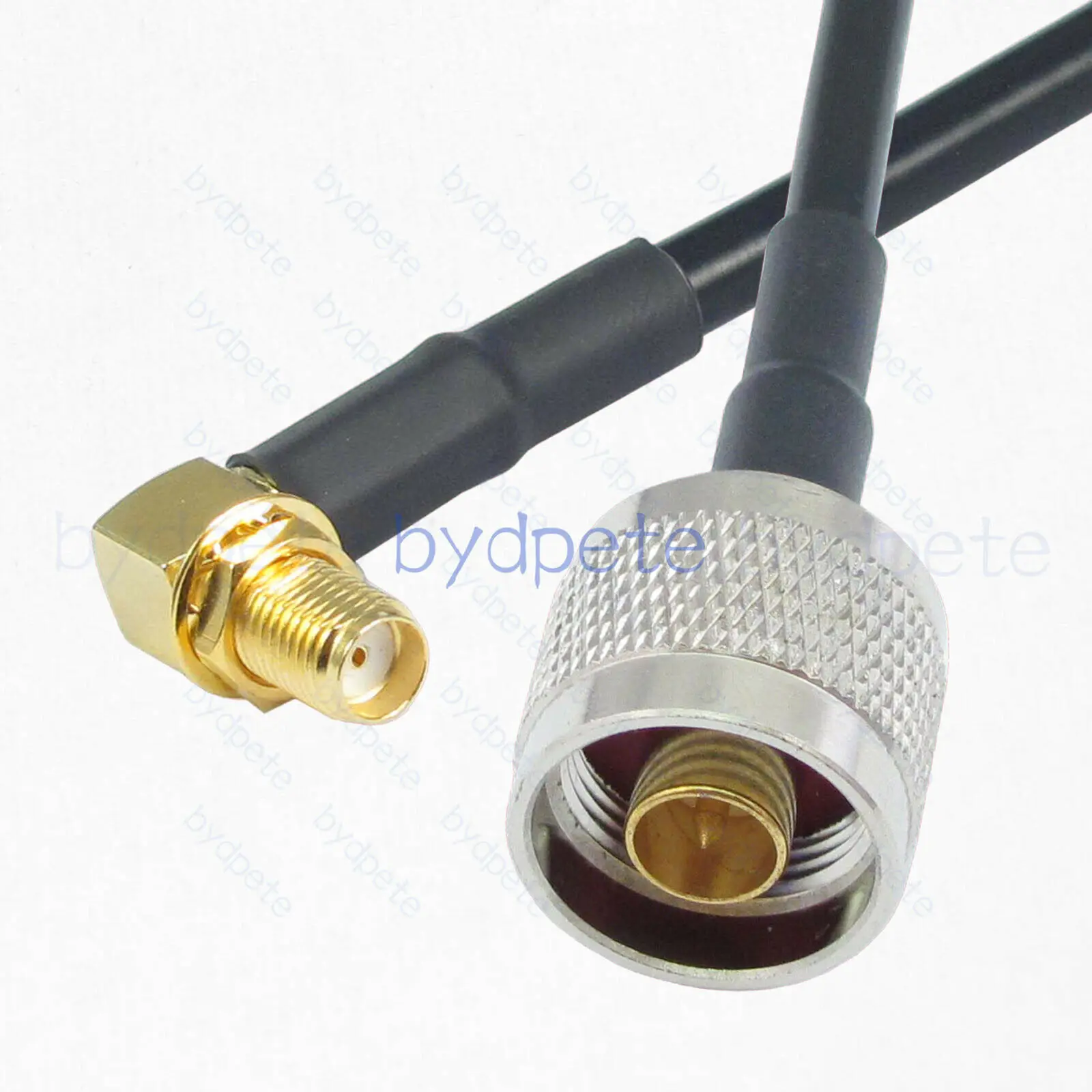 Купи SMA Female Jack Right Angle 90 Degree Bulkhead to N Male RG58 Coax Cable Jumper Antenna Extension 50ohm RF Coaxial Tangerrf за 256 рублей в магазине AliExpress