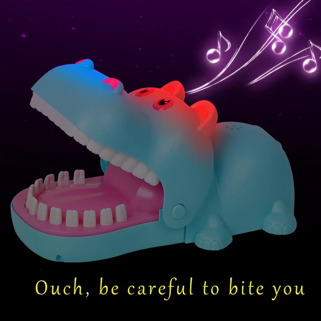 Crocodile Teeth Biting Toy Crocodile Dentist Game Funny Dinosaur Pulling Bar Toys For Kids Interactive Novelty Gag Trick Jokes 3