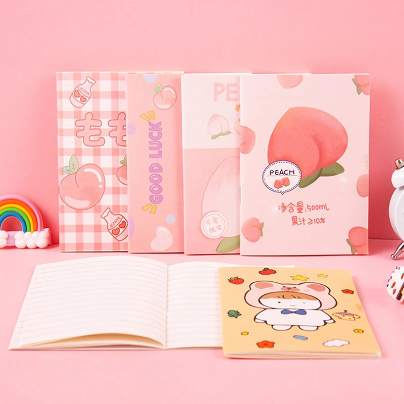 10pcs/pack kawaii Mini Notebook Cartoon Notepad child Diary Planners Cute things Memo Pads Note book For Girls School Stationery images - 6