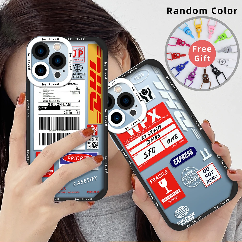 

Retro Label Soft Silicone Phone Case for iPhone 13 14 11 12 Pro Max Mini XS XR X 7 8 Plus Shockproof Back Cover for iPhone11Pro