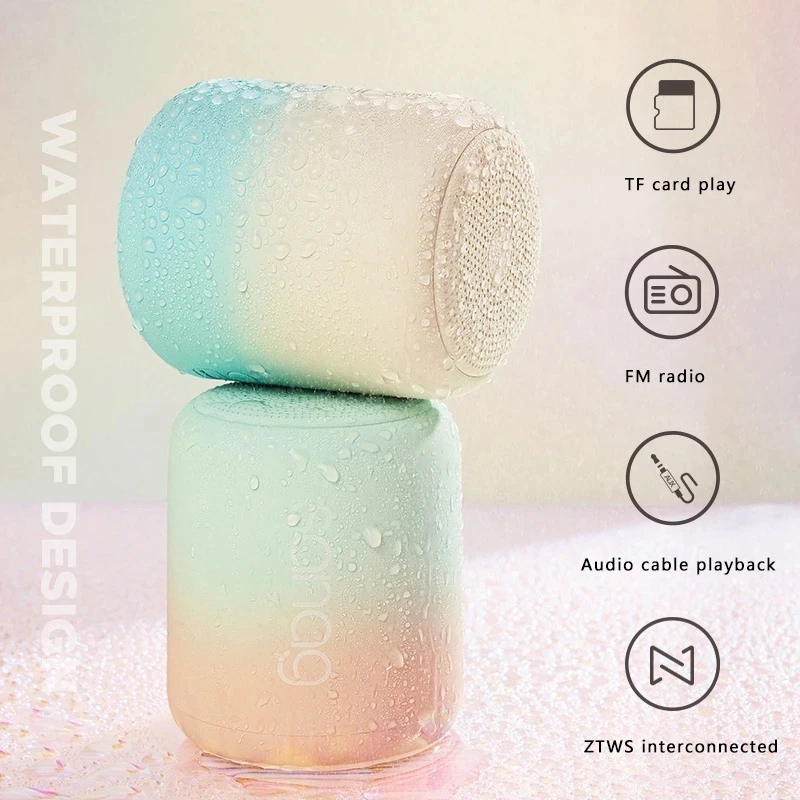 

Портативный беспроводной Bluetooth-Динамик X6S, внешний водонепроницаемый динамик с цифровой TF-картой 3D