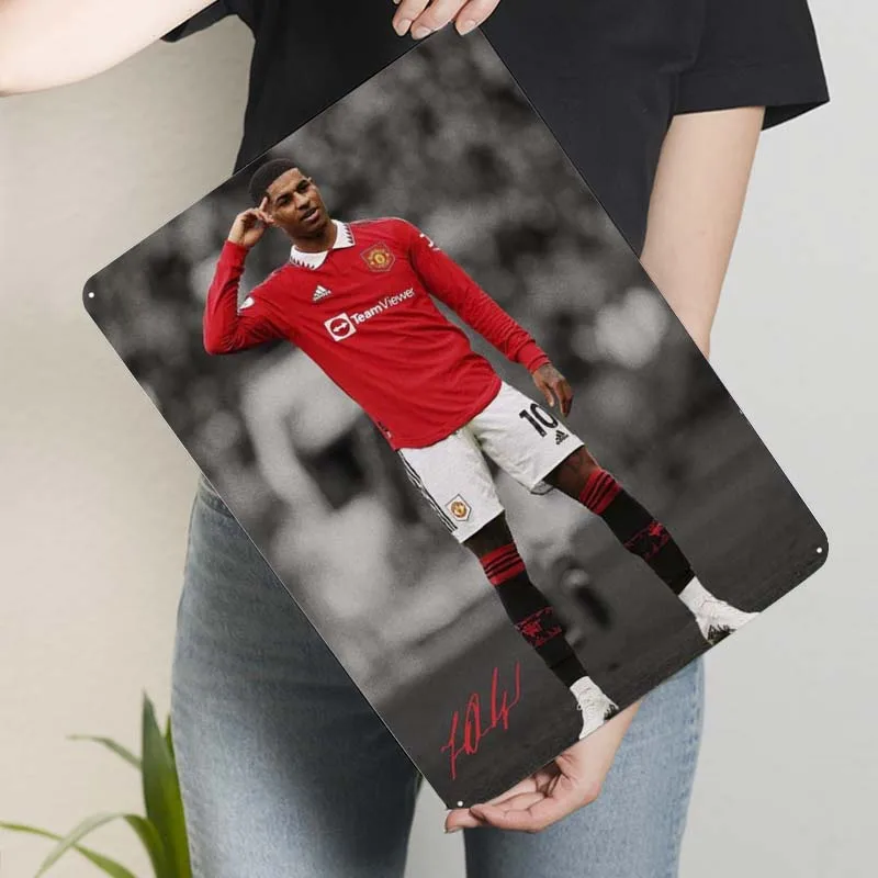 Маркус Рашфорд металлический знак спортивный плакат аксессуары для предметов