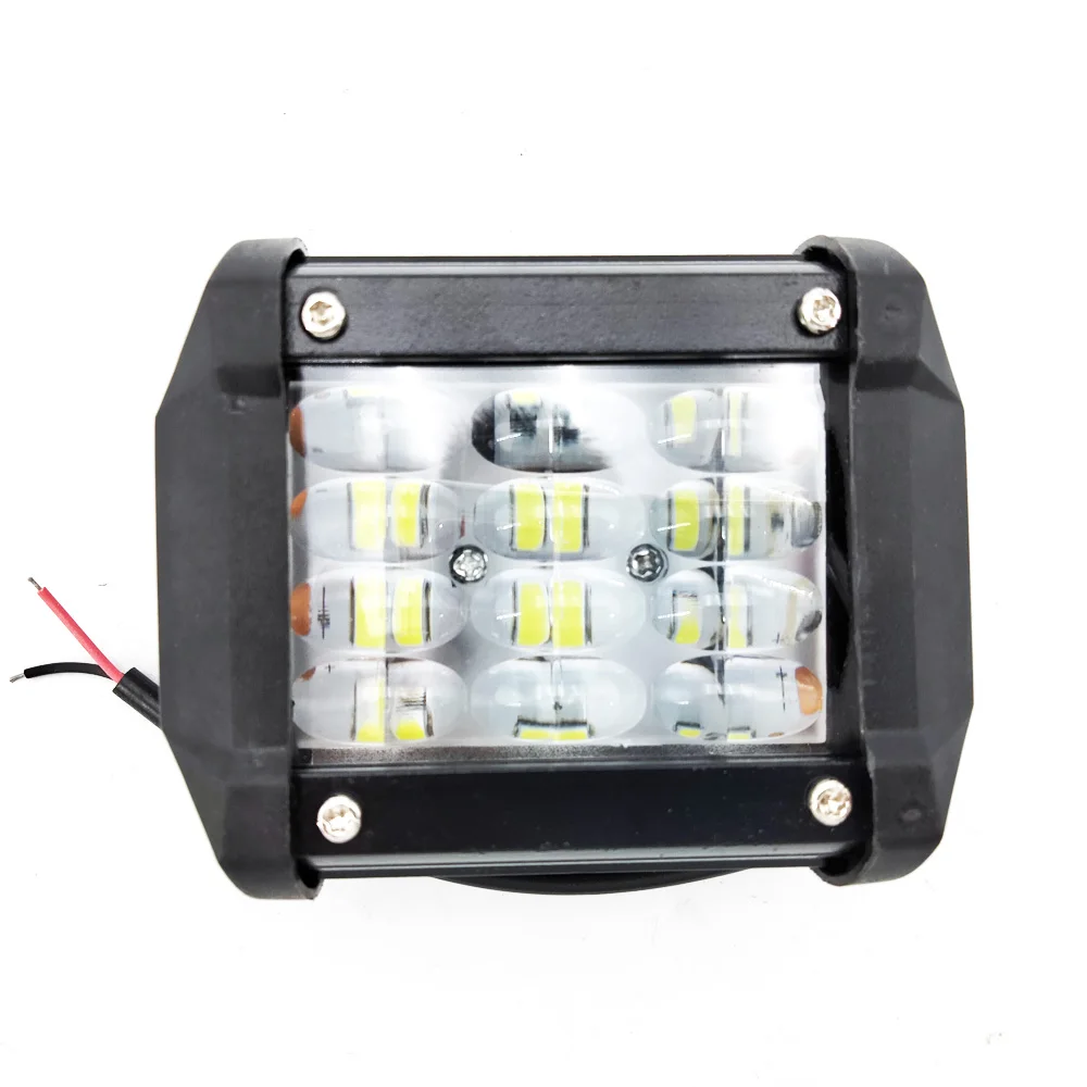 

1pc 4" 72W 8640LM Quad Row Light Bar Cree LED Flood Work Light Flood Light Waterproof Off-road Driving Fog Lights