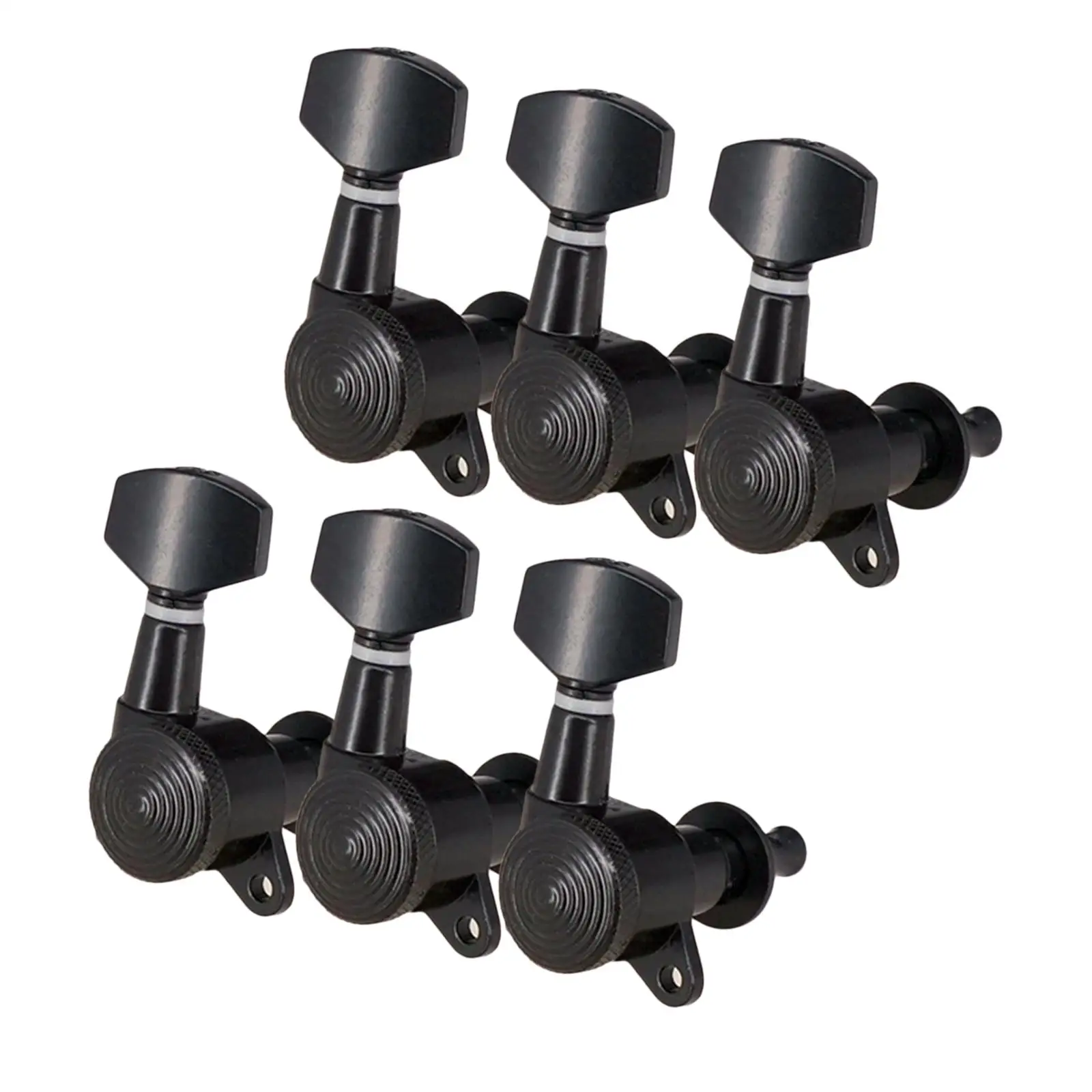

6Pcs Black Guitar Electric Acoustic Keys Pegs Guitar Machine Heads for Electric Guitars