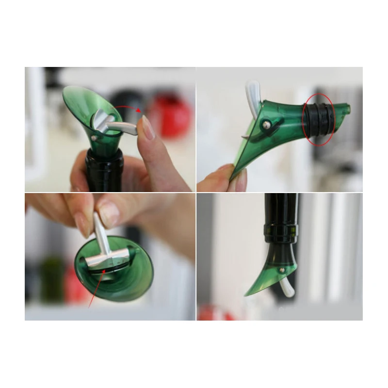 

Wine Dispenser Pouring Devices Bottle Stoppers Sealing Wine Leak Proof Pourers Household Kitchen Tools Bar Barware Accessories