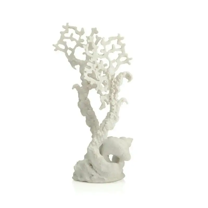 

Decorative Aquarium Fan Coral Sculpture, White, Medium