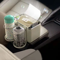 car tissue box car water cup holder universal car armrest storage box phone tissue cup drink holder car stowing accessories