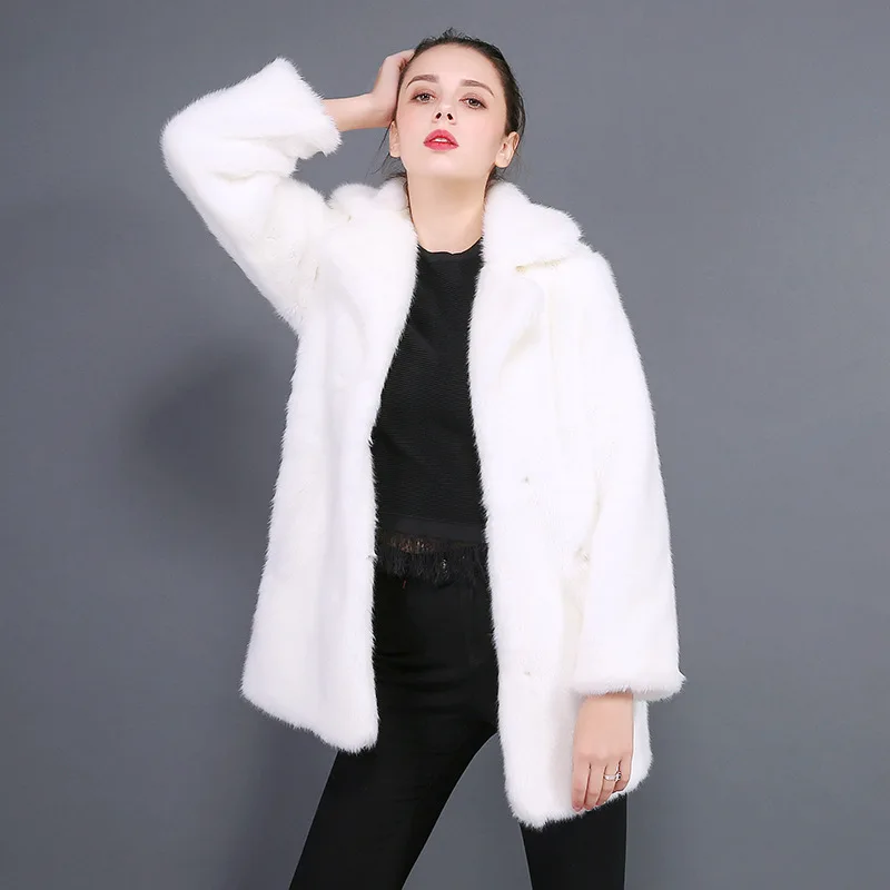 Recommend Women's Winter Coats Women Coat Fur Thick Winter Office Lady Other Fur Yes Real Fur Female Fur Coat