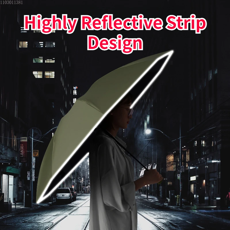 

Windproof Umbrella Fully Automatic Rain Men Women 10K Umbrellas Reverse Folding 99% UV Blocking Rate Automatic Car Umbrella