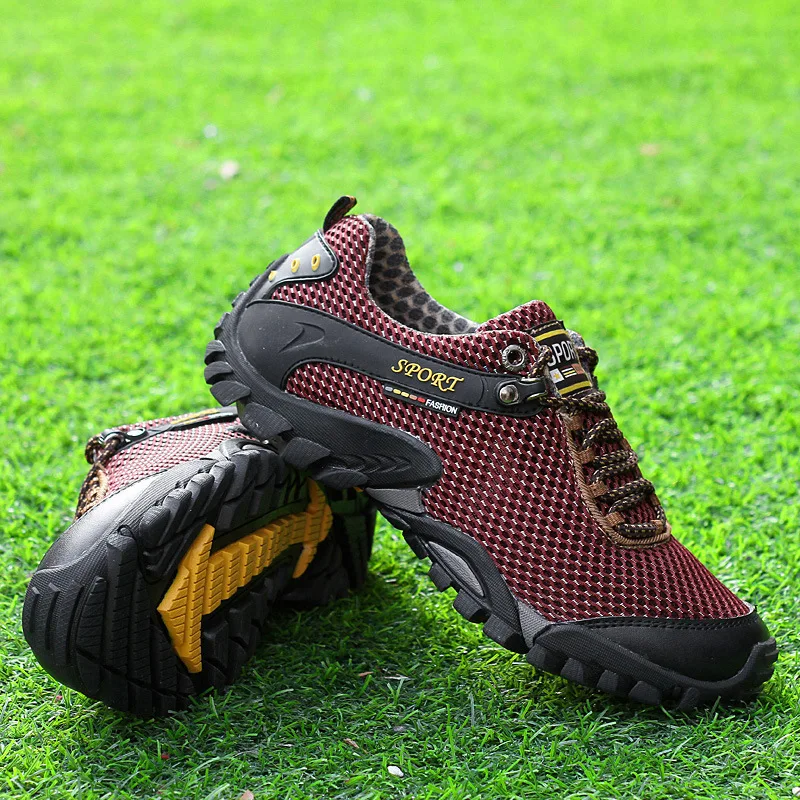 High Quality Men's Sneakers Hiking Shoes Women Waterproof Mountain Hiking Shoes Wearable Climbing Hunting Trail Trekking Boots