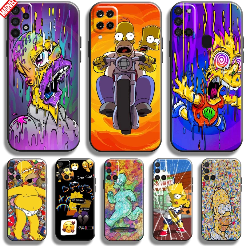 

Cute Homer S-Simpsons Family For Samsung Galaxy A11 A12 A20 A21 A21S A22 A30 A31 A32 A42 A51 A52 A70 A71 A72 5G Phone Case TPU