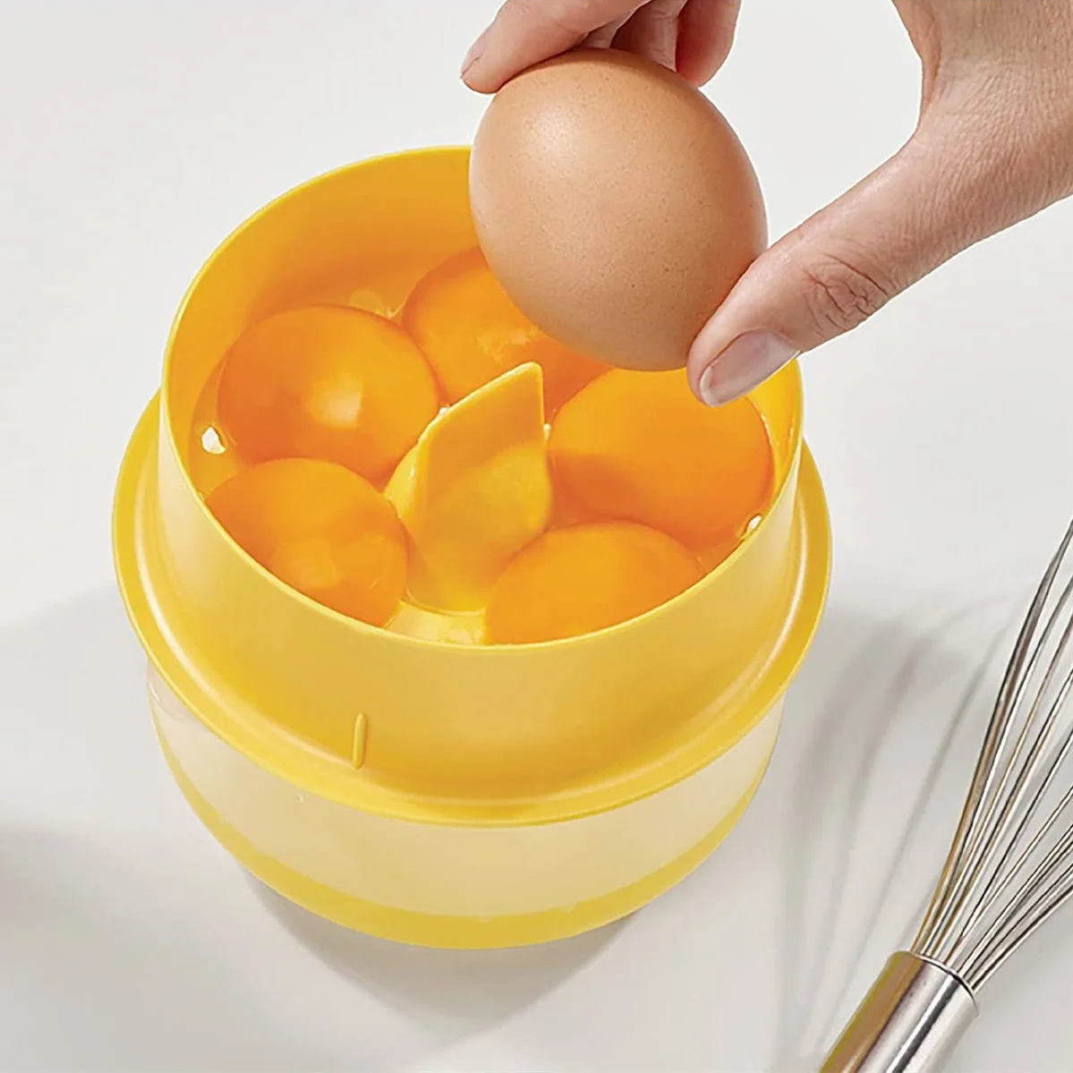 

White egg separator and yolk egg separator kitchen accessories gadget sets kitchen utensils baking device cake tool
