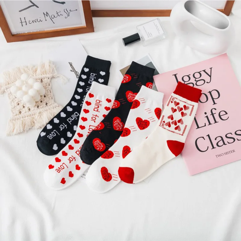 

New Japanese Socks Women's Mid-tube Cotton Women's Socks Ins Wind Trend High-barrel Socks