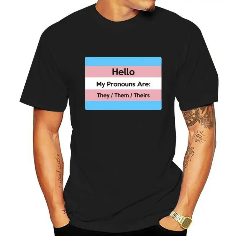 

Мои произношения, это их личность по половому делу, Мужская Необычная футболка, Классическая футболка с индивидуальным дизайном