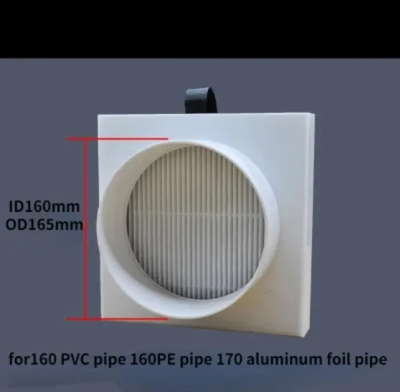 воздуховодный фильтр встроенная вентиляция воздуховодной коробки для труб ПВХ