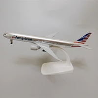19cm alloy metal air american aa boeing 777 b777 airlines airplane model airways plane model w wheels landing gears aircraft