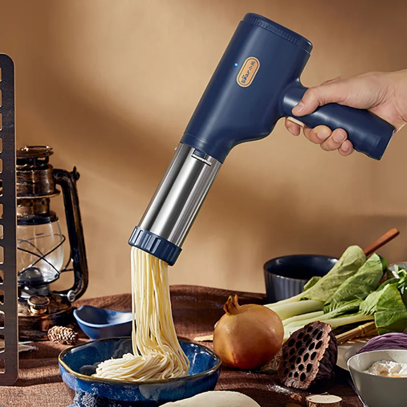 Electric Pasta Noodle Maker - Versatile Handheld Machine for