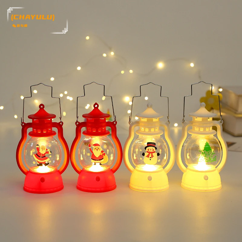 

Christmas Ornaments LED Lantern Light Santa Claus Merry Christmas Decorations for Home 2022 Xmas Navidad Noel Gift New Year 2023
