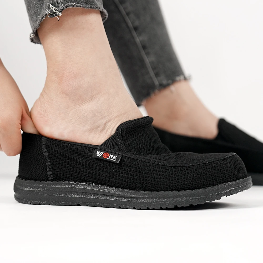 Мужские ботинки с металлическим носком цвет черный/песочный