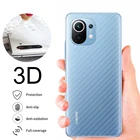 Защитная пленка из углеродного волокна для Redmi Note 7 9s 8 Pro 8T 10 Pro Max, 5 шт., защитная пленка для задней панели Xiaomi mi 9 10 11 Poco X3 NFC
