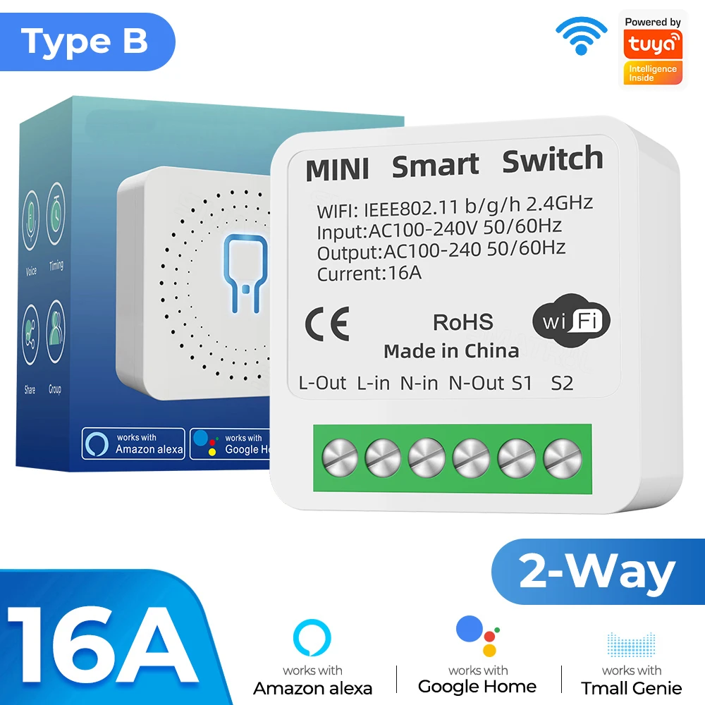 Умный выключатель SZKOSTON Wi-Fi