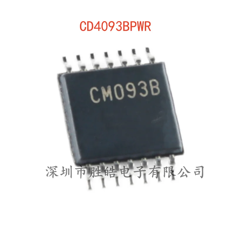 

(10PCS) NEW CD4093BPWR Quad 2 Input and Schmitt Trigger Chip TSSOP-14 CD4093BPWR Integrated Circuit