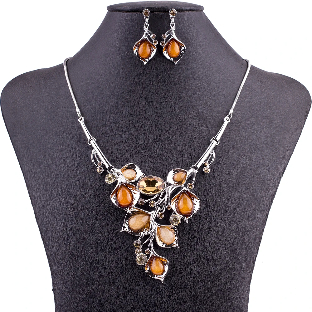 MS1504472 Модные Ювелирные наборы высокого качества 2 цвета комплекты ожерелий для