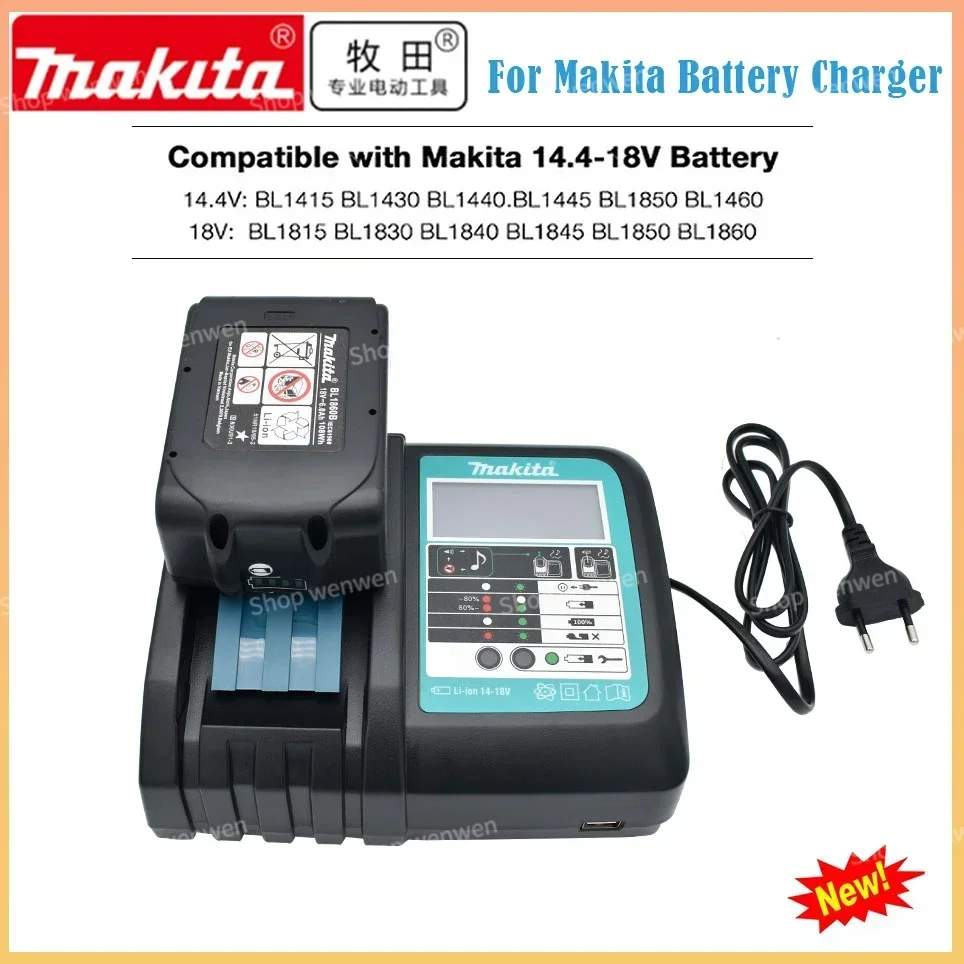Зарядное устройство Makita 18VRC 3A 6A 14 4 В 18 6AH Bl1830 Bl1430 BL1890