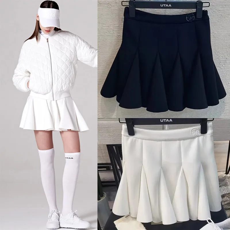 

2022 New woman golf shorts leisure sports golf wear for woman Pleated tennis skirt