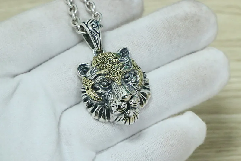 Оптовая продажа ожерелье Ло-фу Тау из стерлингового серебра Мужская подвеска