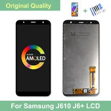 Display Touch Screen Digitizer Replacement Parts For J415 J4 Plus J4+ LCD 6.0 For Samsung Galaxy J610 LCD J415 J6+ J610F J610FN