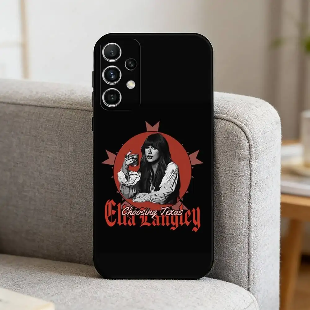 Фото Чехол для телефона Ella Langley Choosin Texas для Samsung S25, S24, S21, S22, S23, S30, Ultra, S20, Plus, FE, Note, 10, 9, 5G, черный №2