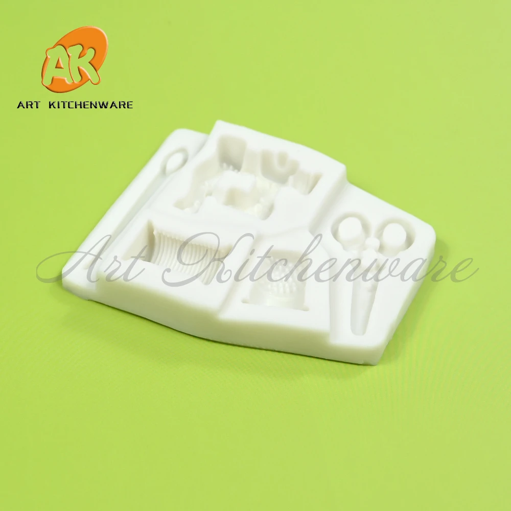 Миниатюрный набор для шитья силиконовая форма формы помадки шоколада