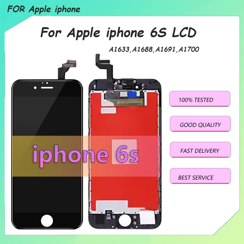 

100% Test For iphone 6s LCD Display Touch Screen Display Assembly Replacements For iphone A1633,A1700 LCD Display