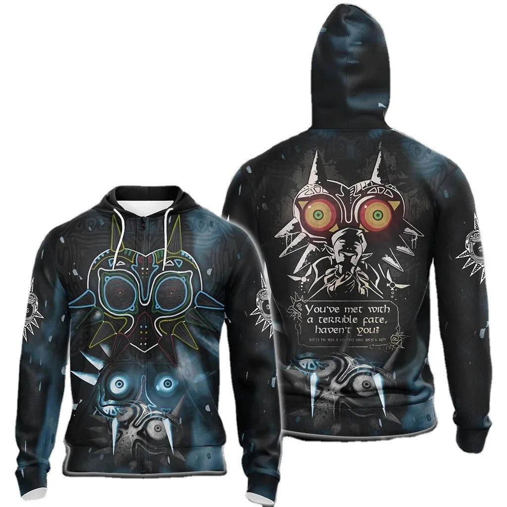 

The Legend of Zeldas Anime Hoodies Sweatshirts Majora's Cosplay Costume Men Top Jackets
