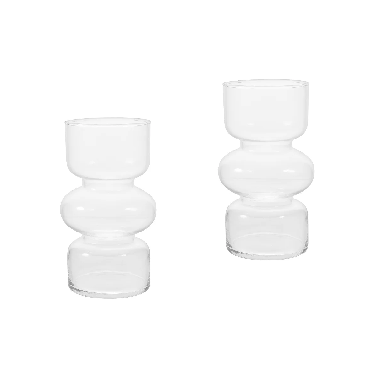 

Glass Vase Office Hydroponic Vases Flower Home Desk Decors Ornament Retro Design Planter