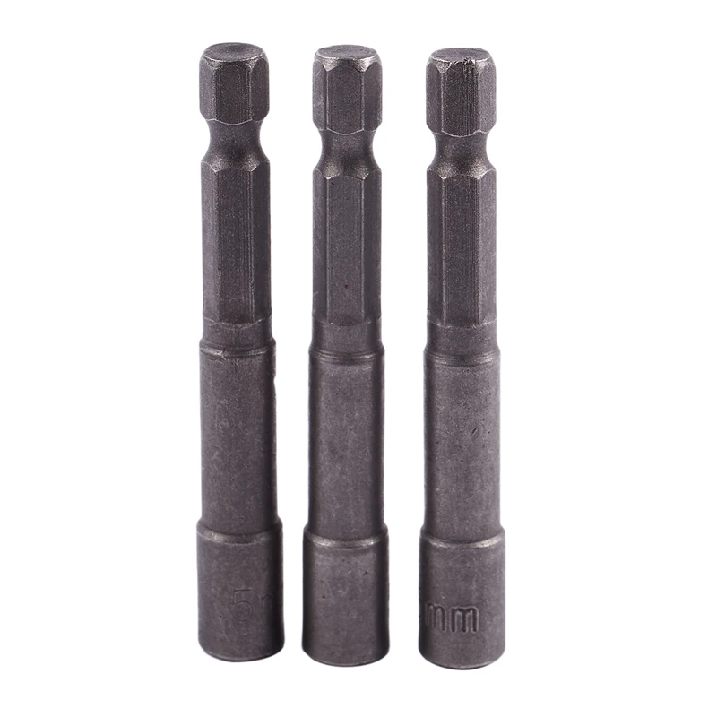 

65Mm Length 5.5Mm Hex Socket Driver Bit Magnetic Bit 3 Pcs