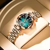 Watch for Women Luxury Crystal Stainless Steel Quartz Wristwatches Waterproof Clock Fashion Brand Ladies Elegant Gold Watches 2