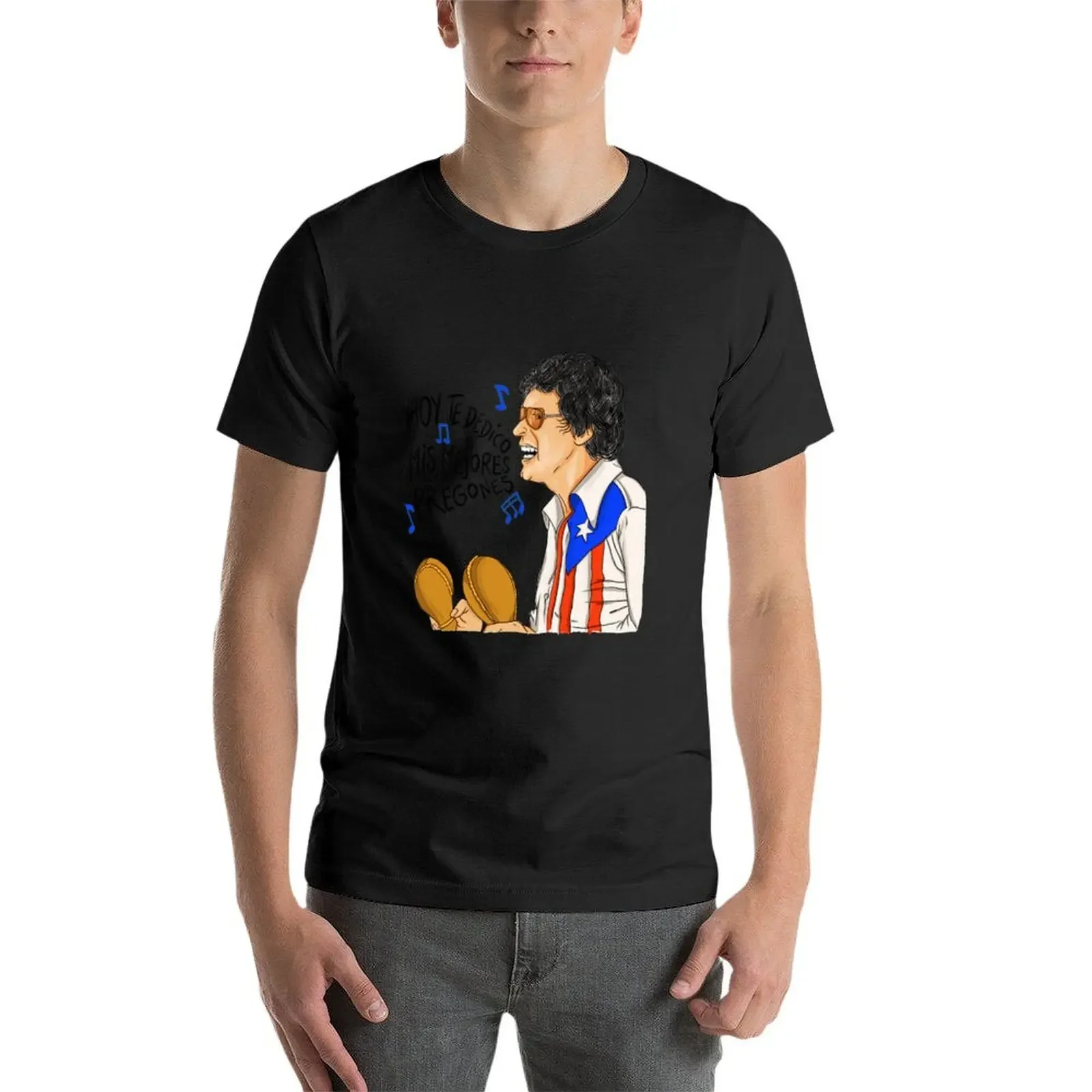 Hector Lavoe футболка заготовки Мужская одежда великолепная для мужчин