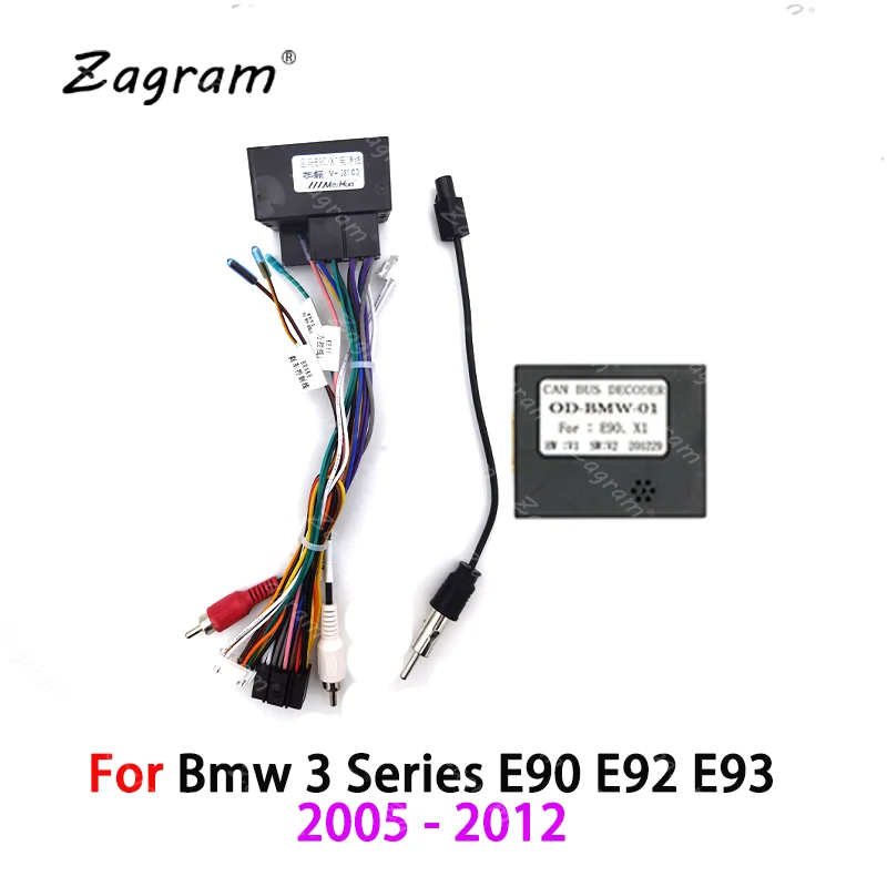 9-дюймовый 2 Din Автомобильный Кабель Fascia ДЛЯ Bmw 3 серии E90 E92 E93 2005-2012 панель Cd Dvd плеер