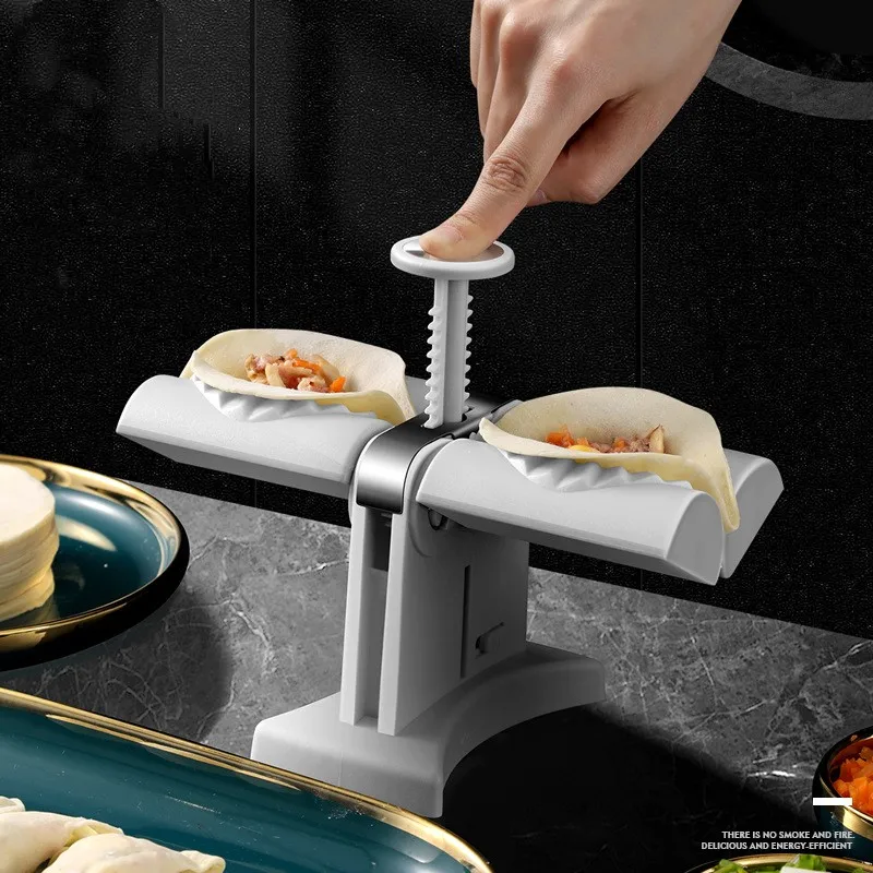 

Automatic Dumpling Maker Machine Press Dumplings Mold Pressing Tool DIY Empanadas Ravioli Mould Kitchen Gadget Accessories