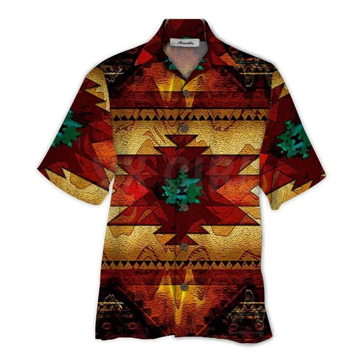 Native White Wolf  Hawaiian Shirt 3D All Over Printed Hawaiian Shirt Men's For Women's Harajuku Casual Shirt Unisex