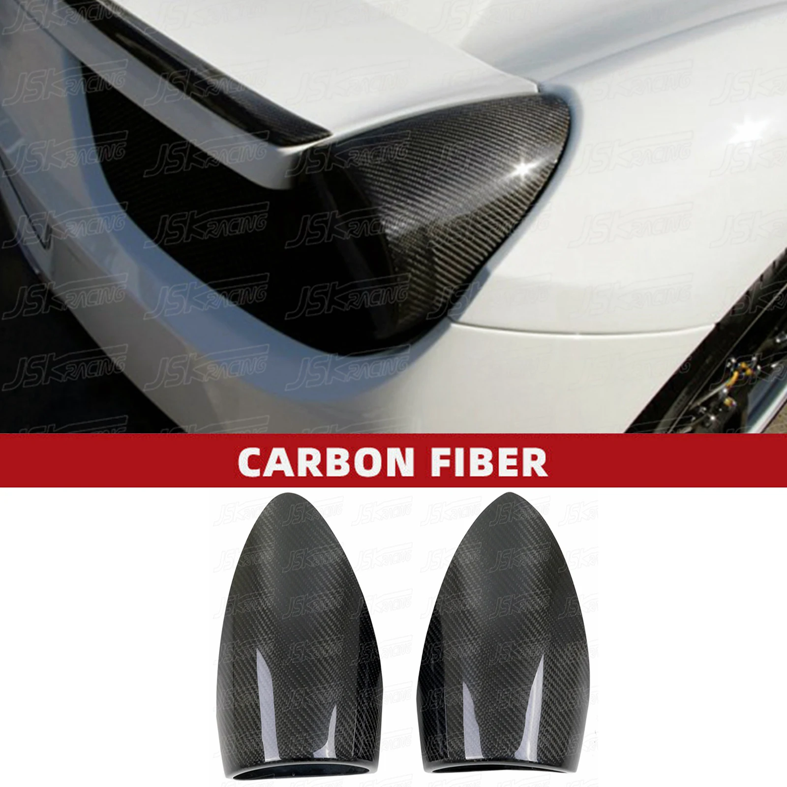 

Carbon Fiber Rear Light Cover (Twill Weave) For Ferrari 458 Italia And Spider And Speciale 2011-2016（JSKFR5811040）