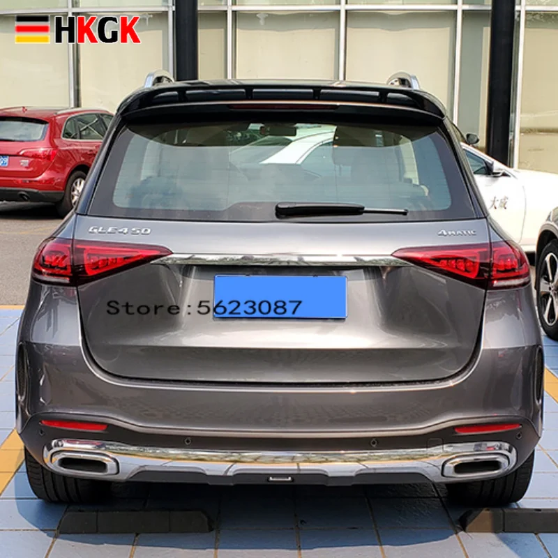 

Спойлер w167 GLE350 для кровли benz GLE SUV, спойлер на крышу багажника из АБС-материала и углеродного волокна, цветной лаковый спойлер, 2018-2020 год