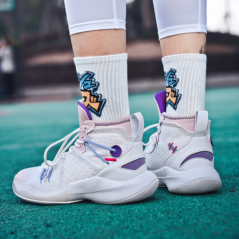 Hot Sale Men's Professional Basketball Shoes High Quality Designer Basket Sneakers Men Platform Bounce Training Sneakers Men