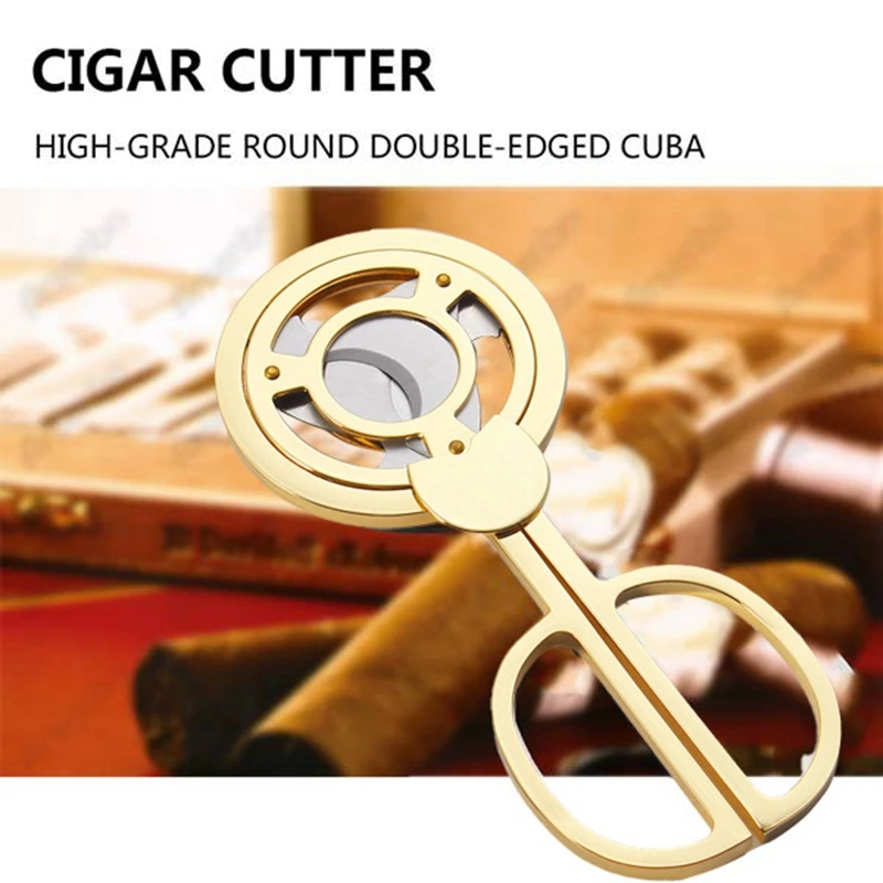 Тройной 3-лезвийный тон из нержавеющей стали резак для сигар карманный нож