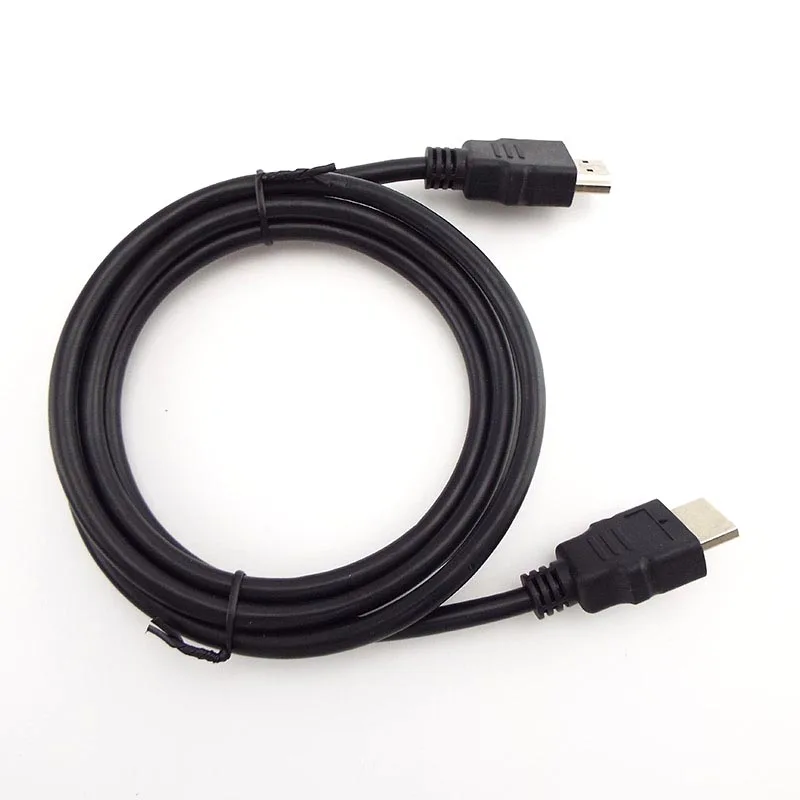 1.5M Version 1.4 HDMI-compatible Cable HD 720 1080P Connector Adapter Wire PC TV Black |