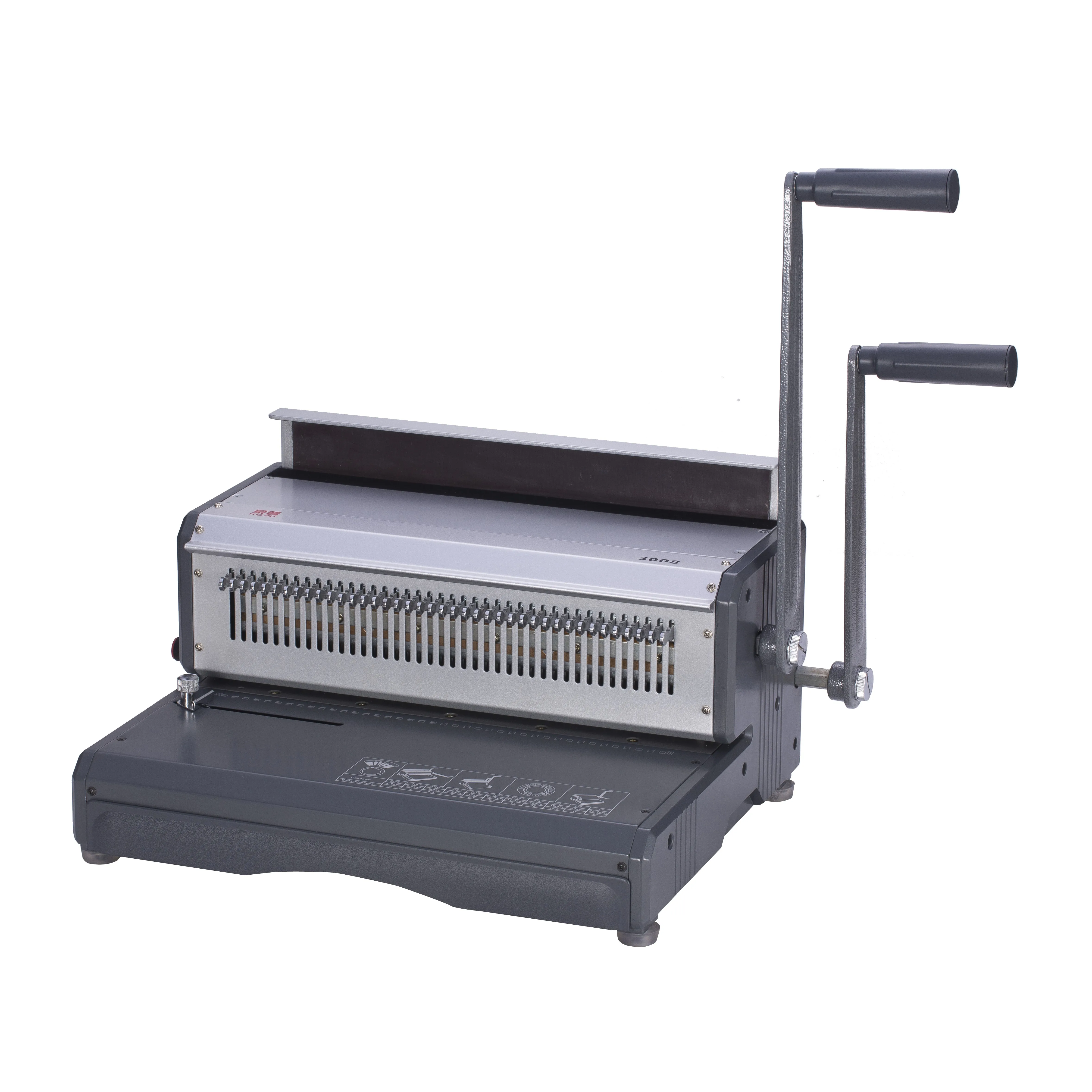 

8.47mm Distance 40 Holes Double Wire Wire O Punching and Binding Machine