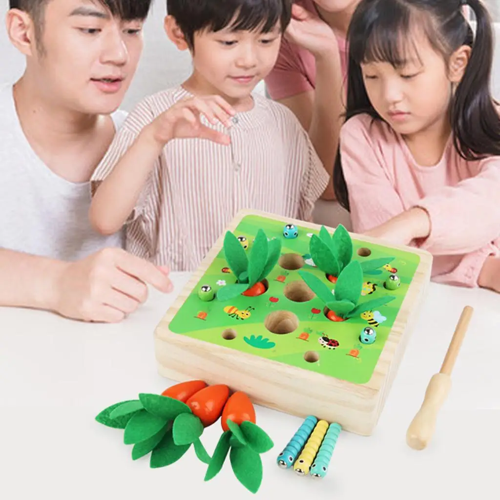 

Wooden Montessori Toy Fun Teaching Tool Activities for Home Famliy
