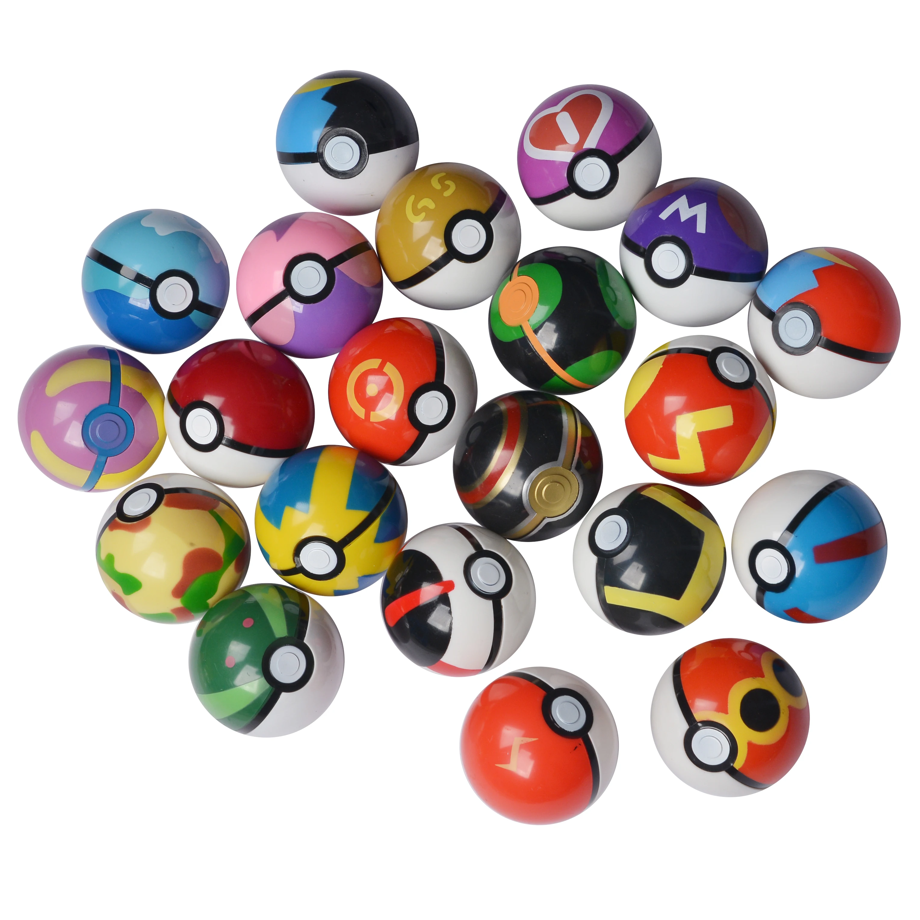 

21 Styles 6.8Cm Pokemon Elf Ball New 2-3cm Anime Action Figures Pikachu Pokeball Monster Blind Box Toy Model Dolls Children Gift